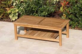 Taking cues from industrial styles, this particle board imitates vintage wood for a rustic look. Teak Coffee Table 48in Oceanic Teak Furniture