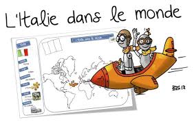 L Italie Dans Le Monde Carte Italie Theme Italie Carte Italie