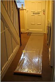 Adheres to carpet to protect against spills and dust. Carpet Protector Film Cover Quickly Protect Carpets Buy Uk