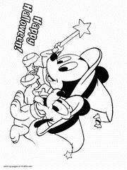 The spruce / wenjia tang take a break and have some fun with this collection of free, printable co. Disney Halloween Printable Coloring Pages