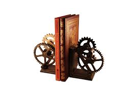 Shop for home decor accessories and furniture at casagear. Steampunk Gears Sprocket Bookends Metal Cogs Cast Iron Pair Rustic Deco Incorporated