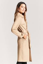 Shop for ladies camel coats at next. Forever 21 Women S Faux Suede Trench Coat In Camel Natural Lyst