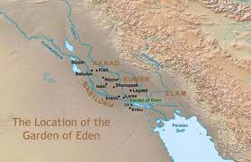 Image Result For Location Of The Garden Of Eden Map Garden Of Eden Revelation Bible Study Genesis Bible