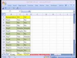 Excel Magic Trick 168 Cross Tabulation For A Survey
