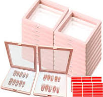 Amazon.com: GUXACU Press On Nail Packaging Boxes 3D Floating ...