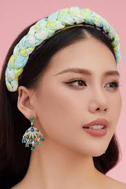 Women's Dejesus Floral Headband Freesize Yellow Blue Floral MEAN BLVD