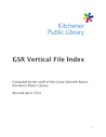 GSR Vertical File Index