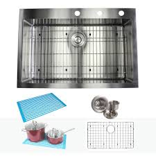 drop in top mount 16 gauge stainless