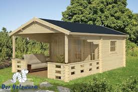 45 Mm Gartenhaus Aktion Blockhaus 380x590cm Holzhaus Terrasse Geratehaus Datsche Gartenhaus Haus Holzhaus