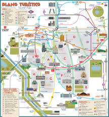 * click and drag maps to view adjacent sections immediately. Madrid Metro Map With Sightseeings