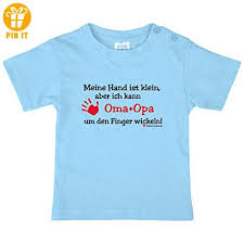 Lustiges Kinder T Shirt Mit Spruch Meine Hand Ist Klein Aber Ich Kann Oma Opa Um Den Finger Wickeln 98 T T Shirt Spruche Kinder T Shirt Lustige Kinder