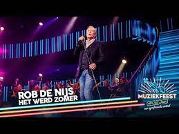 Dit is rob de nijs met het liedje het werd zomer jammer genoeg heb ik geen video clips. Pin Op Rob De Nijs