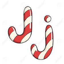 Hand Drawn Vector Candy Cane Letter J Royalty Free Cliparts Vectors And Stock Illustration Image 95559419
