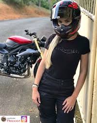 triumph girls biker motorcycle girl biker girl lady biker