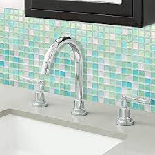 Yoillione 3d Fliesenaufkleber Mosaik Bad Fliesenfolie Kuche Selbstklebende 3d Mosaik Fliesen Sticker Weiss Wasser In 2020 Fliesenaufkleber Fliesenfolie Fliesen Sticker