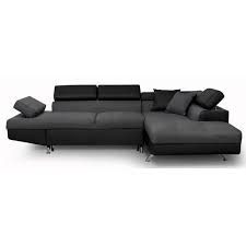 Canapé bobochic paris canapé d'angle gris style scandinave table basse ronde plateau en marbre blanc pied banquette intérieure. Futura Canape D Angle Droit Convertible 4 Places Coffre De Rangement Tissu Gris Fonce Et Simili Noir L 272 X P 192 Cm Achat Vente Canape Sofa Divan Cdiscount