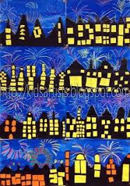 Kids Artists Grade 3 Writing Explaining How To Celebrate The New Year Art For Kids Artists For Kids Fireworks Art