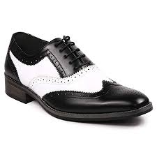 Black And White Wingtip Shoes Mens 1940s Mens Shoes Tuxedo Shoes Black White Shoes Dress Shoes
