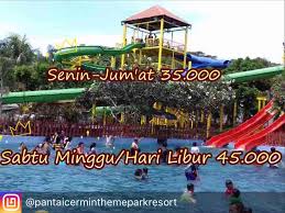 Terletak di desa sialang buah, kecamatan teluk mengkudu. Pantai Cermin Theme Park And Resort Facebook