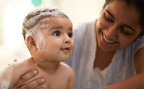 You should use one hand to support the baby's head and neck. Baby Bath Newborn Baby Bathing Tips Guides Johnson S Baby India