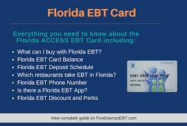 Ebt accessible in california, the other 49 states, the district of. Florida Ebt Card 2021 Guide Food Stamps Ebt