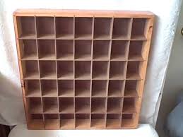Shot Glass Display Case Holder Wooden