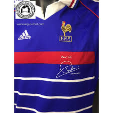 Le chef d'etat ne connaît visiblement pas tous les noms des joueurs français quand le speaker annonce la composition. Ù‚Ø§Ù„Ø¨ Ø·ÙˆØ¨ Partina City Ø¹Ø¯Ù… Ø§Ù„Ø£Ù…Ø§Ù†Ø© Maillot Equipe De France Adidas 1998 Findlocal Drivewayrepair Com