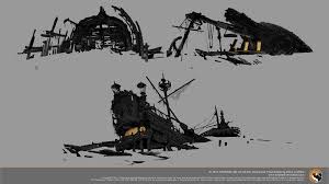 From an unmanned ghost ship that's been repeatedly spotted (and boarded) off the alaskan coast to an apparent british crew kidnapping by a german submarine during world war i, these 10 abandoned. Artstation Ghost Ships Rhys Griffiths Ghost Ship Ghost Artwork