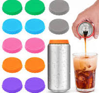 Amazon.com: Silicone Soda Can Cover Lids, 12 Pack Reusable ...
