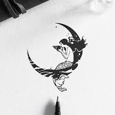 Black And White Illustration Art 