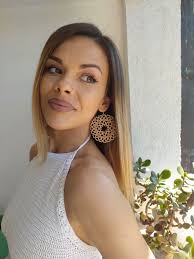 Caramel Earrings, Mandala Earrings, Large Circle Tatting Earrings, Big Boho  Earrings, Lightweight Statement Earrings Gift Idea, Tatting Lace