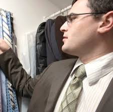 Young guys choose ties for a style statement