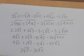 Setelah di ambil 3 digit masih tersisa angka 941. 2 Akar 20 Akar 28 3 Akar 125 4 Akar 63 5 Akar 80 Brainly Co Id