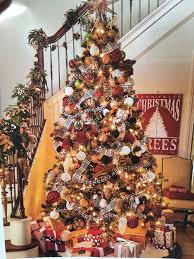 Christmas Tree Black And White Ribbon Christmas Tree Christmas Decorations Christmas