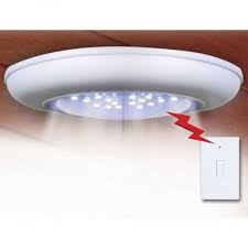 Battery Operated Cordless Wireless Ceiling Wall Closet Hall Light Remote Control Remote Control Light Wall Lights Closet Lighting