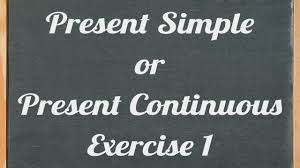 8th grade math worksheets pdf: Present Simple Or Present Continuous Exercise English Grammar Tutorial Video Lesson Youtube