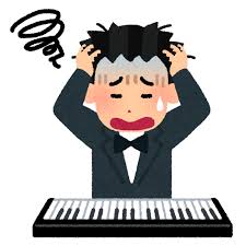 不調な音楽家のイラスト（男性）&nbsp;|&nbsp;かわいいフリー素材集&nbsp;いらすとや