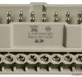 Heavy Duty Connector, HDC Series, Insert, 16 Contacts, Plug, Screw Pin