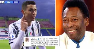 Accurate as of march 14, 2021. Cristiano Declares Himself A Top Scorer In Football History Pele Immediately Reacts In The Comments