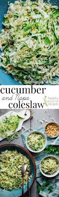 Cucumber And Napa Cabbage Coleslaw Recipe Healthy Coleslaw Recipes Healthy Coleslaw Coleslaw