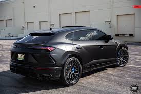 The lamborghini urus concept was unveiled at the 2012 beijing auto show on 23 april 2012. Matte Black Lamborghini Urus An30 Seriesthree Anrky Wheels