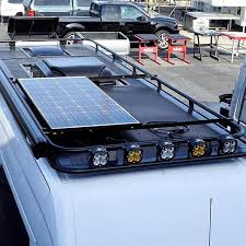 Aluminess Roof Rack With Baja Designs Lighting For The Mercedes Sprinter Sprinter Van Camper Van Conversion Diy Sprinter