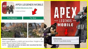 Following the footsteps of pubg mobile and fortnite mobile, apex …. Apex Legends Mobile Secret Beta Has Started Pre Register For Beta Apex Mobile Is Ready Youtube