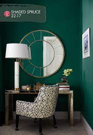 See over 200+ factory packed classic colors. Shaded Spruce 22 17 For Just A Hint Of Green But A Heavy Dose Of Rich Dark And Sophisticated Color Choose Green Interior Decor Green Home Decor Green Rooms