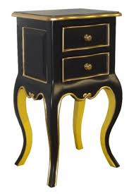 For a modern twist, minimalist colours such as black or white bedside tables work well. Casa Padrino Baroque Chest With 2 Drawers Black Yellow Gold H 70 Cm W 38 Cm Bedside Table Bedside Table