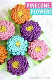 2 flip your pinecone upside down and paint the entire cone, you may want a bigger paintbrush for easier application. How To Paint Easy Pine Cone Zinneas A Colorful Home Decor Craft Video