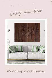 Wedding Vow Art Wedding Vows Canvas Vows On Canvas Etsy Wedding Vows Canvas Wedding Vow Art Vows