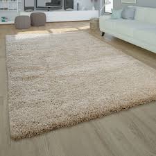 Dieser hochwertig verarbeitete teppich besteht zu 100% aus acryl. Moderner Hochflor Teppich Einfarbig Creme Teppichcenter24