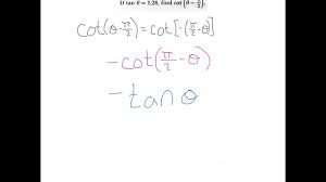 Cofunction Even Odd Identities Youtube