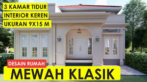 Desain Rumah Mewah Klasik 9x15 Meter Youtube Model rumah toko modern minimalis terbaru ➤ contoh model rumah toko (ruko) minimalis modern sederhana. desain rumah mewah klasik 9x15 meter